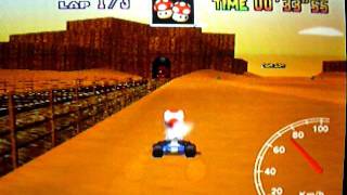 MK64 - former world record on Kalimari Desert - 2'05''28 (NTSC: 1'44''19)