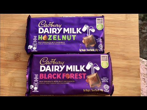 Trying Dairy Milk Chocolate | Dairy Milk Hazelnut | Dairy Milk Black Forest | Cadbury Chocolate