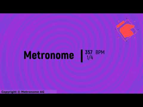 357 BPM 1/4 Metronome