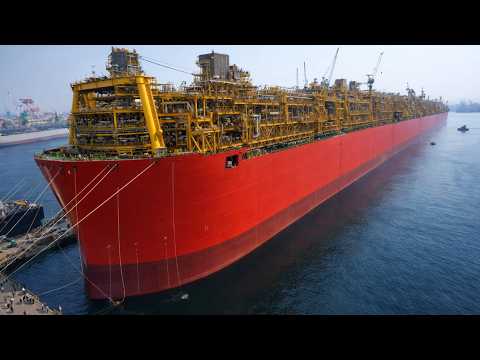 Largest Offshore Giants Ever Built Will Shock You. Mega Shipbuilding & Engineering Documentary