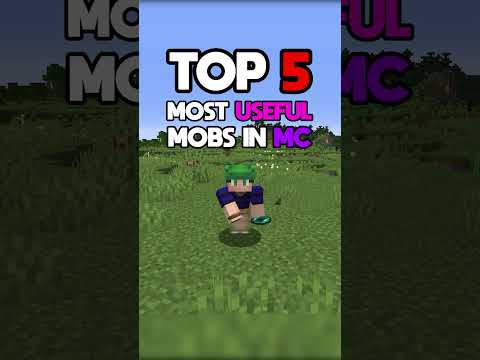 Minecraft: Top 5 Most Useful Mobs!