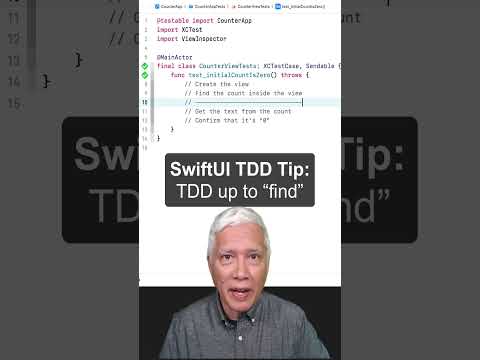 SwiftUI TDD pro tip: Split your test in 2 #swiftui #tdd thumbnail