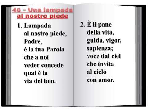 46 Una lampada al nostro piede - Innario Chiesa Cristiana Avventista del Settimo Giorno 2014