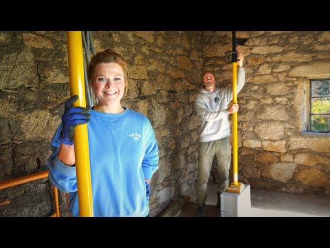 This Is Wrong but We Have No Choice | Stone Cabin Renovation