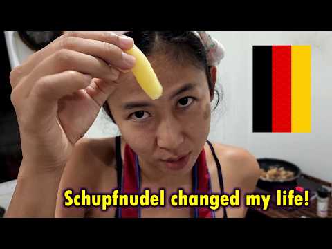 I Made the Perfect German Schupfnudel with Sauerkraut!! (Featuring our Dutch Roommate)