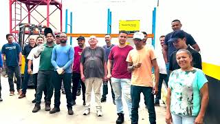 Curso de operador de empilhadeira. Dia 12 de setembro de 2026