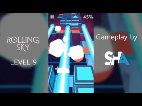 Rolling Sky E-Labyrinth 100% Complete All Gems 20/20