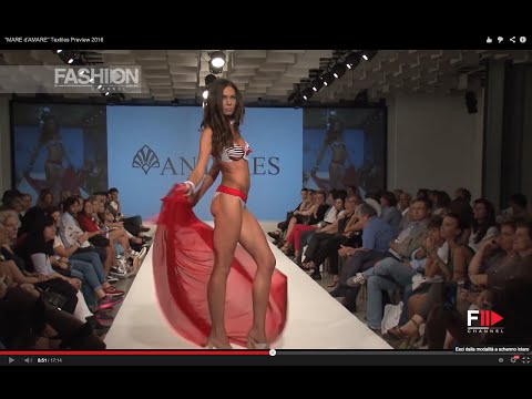 "MARE d'AMARE" Beachwear Textiles Preview 2016 by Fashion Channel