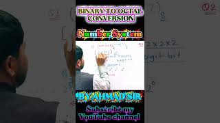 Binary to Octal Conversion #BinaryToOctal #BinaryConversion #OctalConversion #NumberSystems