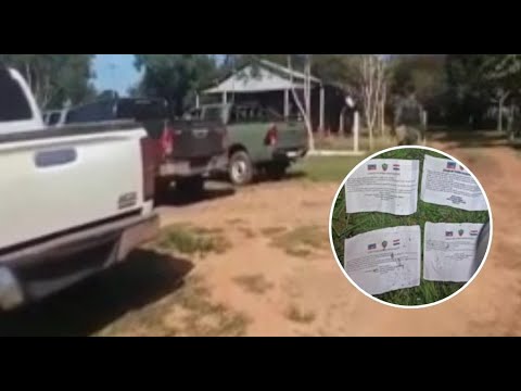 Ataque armado a subcomisaría en Canindeyú: hallan panfletos del EPP