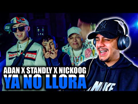 (REACCIÓN) ADAN LA AMENAZA @Standly @Nickoog Clk - YA NO LLORA ( VIDEO OFICIAL )