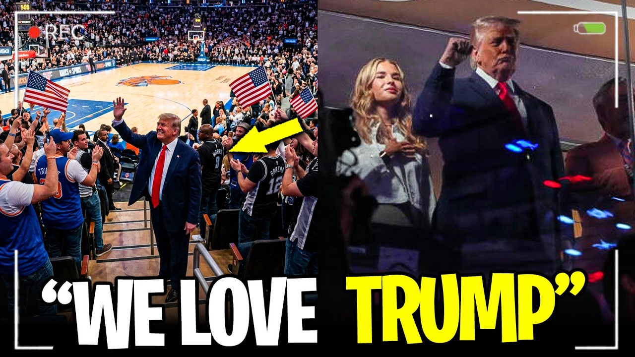The Real Reaction When Trump Showed Up to NBA Finals