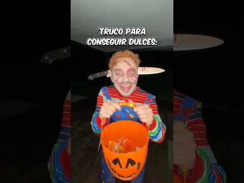 Tipos De Personas Pidiendo DULCES en Halloween🍬🤣#comedia