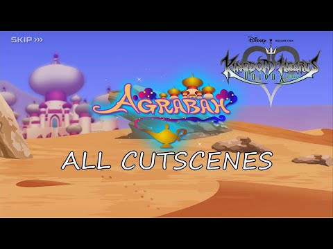 Agrabah ALL CUTSCENES [1080p] | Kingdom Hearts Union X [Cross]