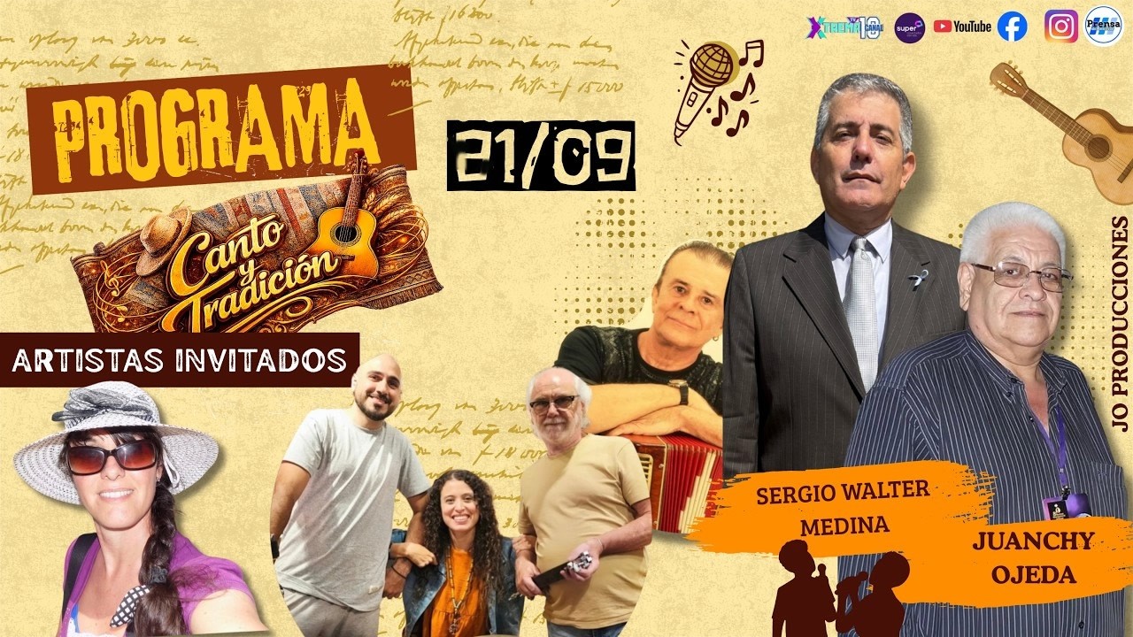 Canto y Tradición: música, historia y emoción en un programa especial