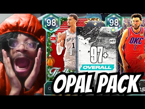 OPENING THE GALAXY OPAL WINTER FESTIVAL PACK IN NBA2K26 MyTeam!!