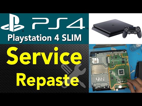 PlayStation 4 Ps4 Slim Teardown Clean and Repaste