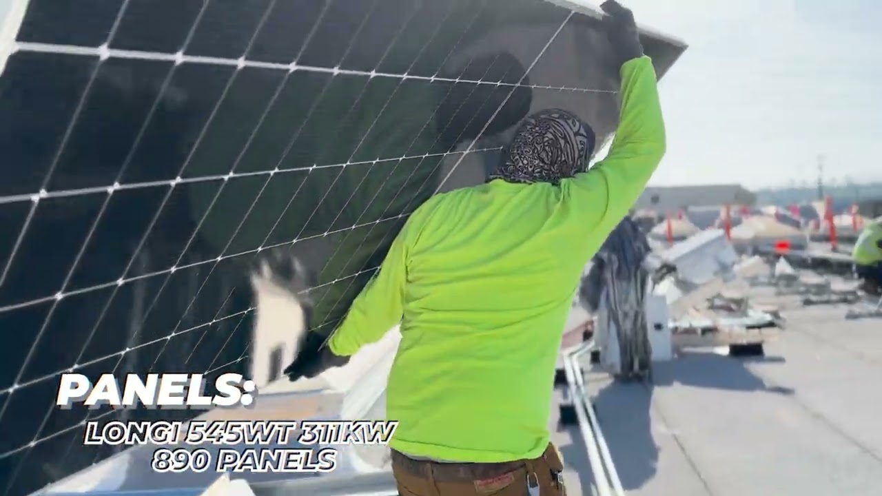 Watthub Renewables drone video of 2 solar projects in Vista, CA