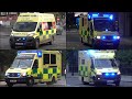 Ambulances responding with siren and lights for 1 hour | The 1st Collection