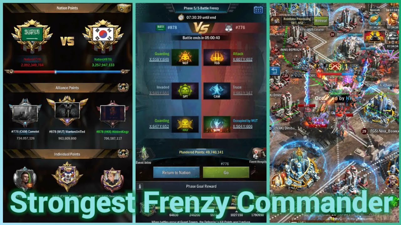 Strongest Frenzy Commander 🔥 Nation 878 V/S 776 ::: Age Of Origins #24EGaming