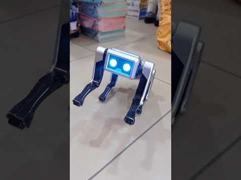 AI Robot 🤖 activities  / 2.4GHZ Remote control Mechanical Dog 🐶.  Charjing battery operated. 