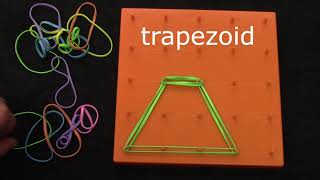 Math Lesson: Making Geometric Shapes on a Geoboard; Identifying the Angles of a Shape