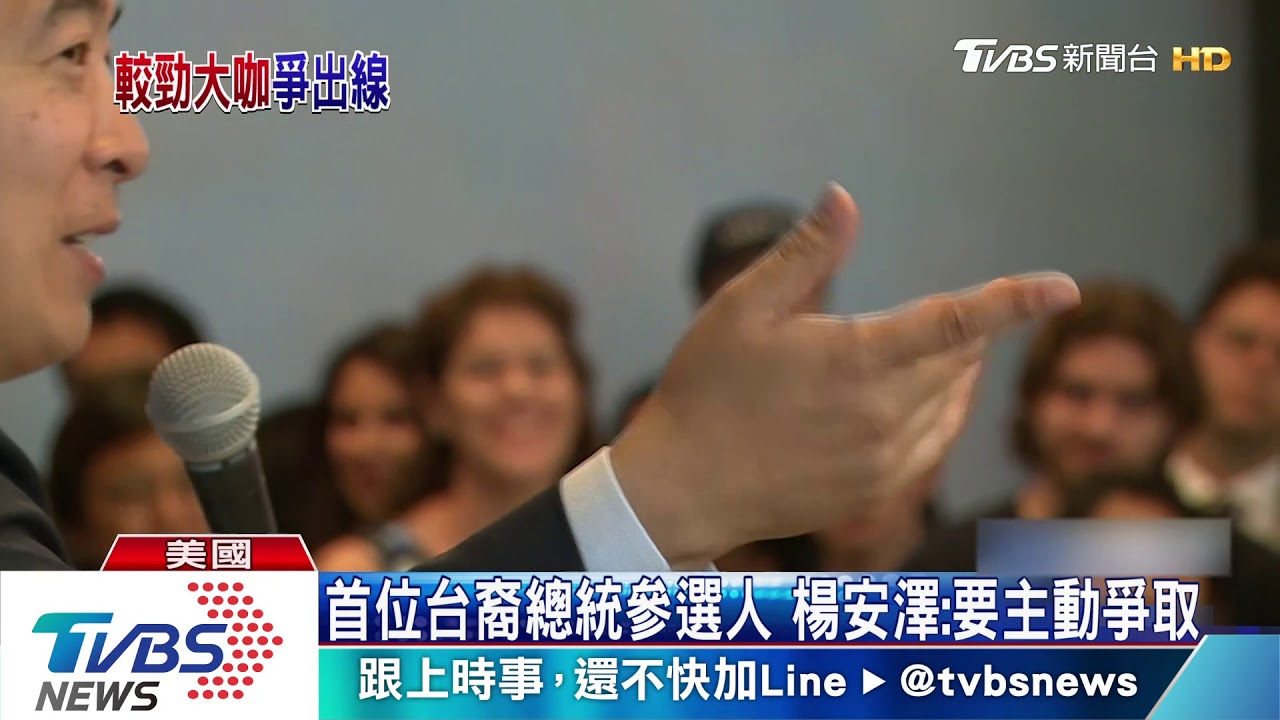 台裔政治素人參選 楊安澤將與民主黨大咖同台辯論