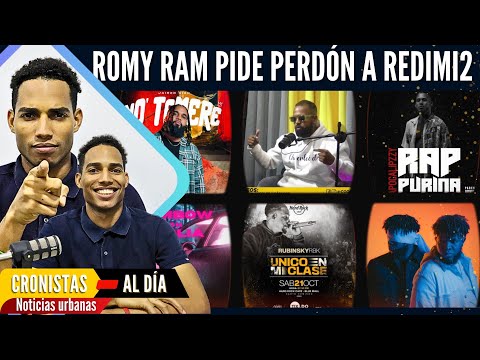 ROMY RAM pide PERDON a REDIMI2 | RUBINSKY anuncia INVITADOS a su Concierto | Estrenos