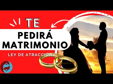 🤍MEDITACIÓN muy FUERTE para que NO DEJE de PENSAR en TI y 🤍te PROPONGA MATRIMONIO 🏳️ Atrae el AMOR