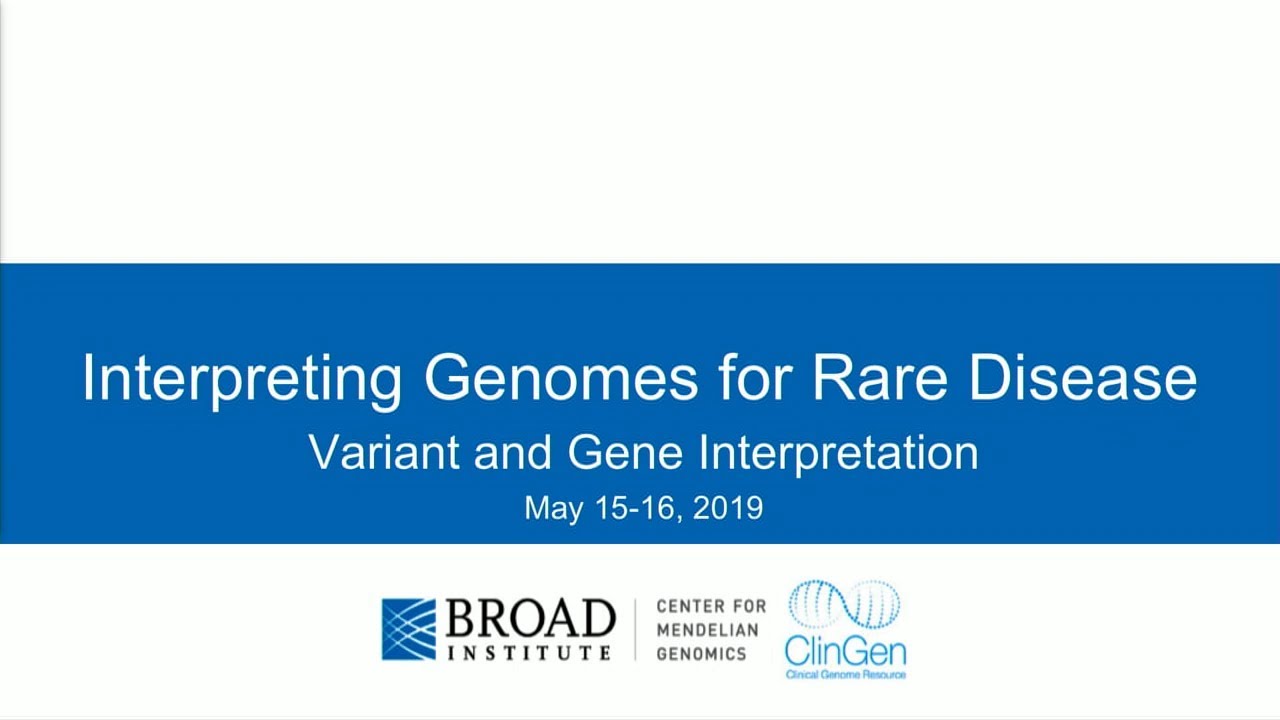 Interpreting Genomes for Rare Disease: Future Directions Panel