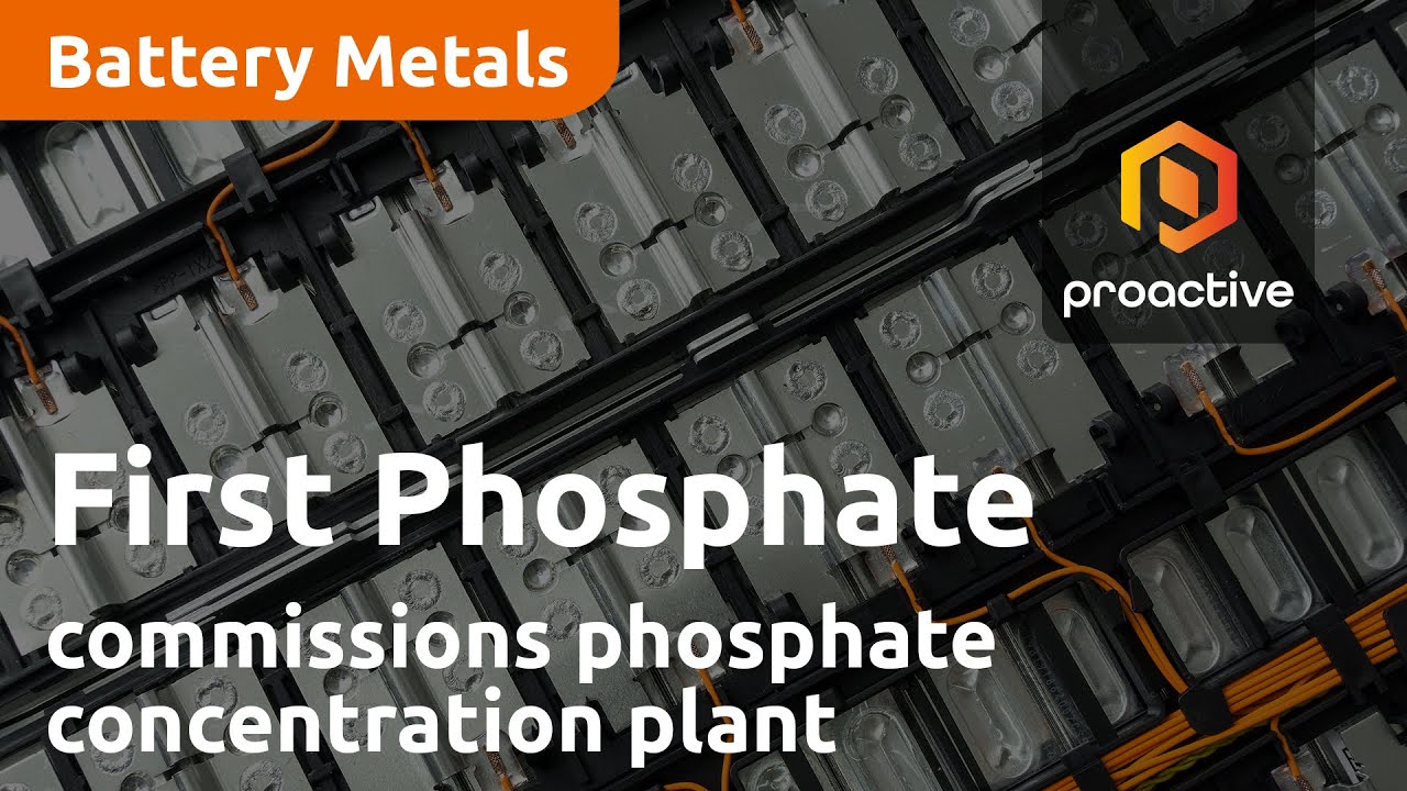 First Phosphate announces major milestone with the commissioning of concentration pilot plant