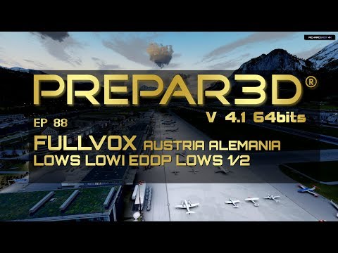🔴 LOWS LOWI EDDP LOWS VOXATC FS2CREW  P3D V4.1 1/2