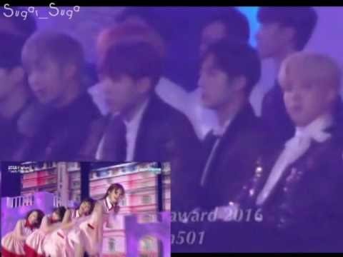 161119 BTS Reaction To Red Velvet @MMA 2016