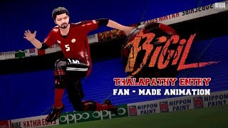 Bigil - Thalapathy Intro Animated (Fan - Made)