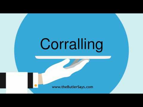 Learn how to say this word: "Corralling"