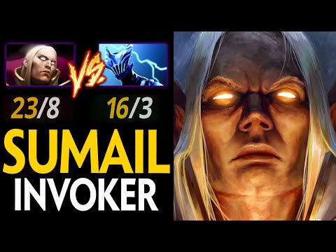 HAVE MORE CS THAN RAZOR AT | IT'S SUMAIL INVOKER EPIC GAMEPLAY | Dota 2 Invoker