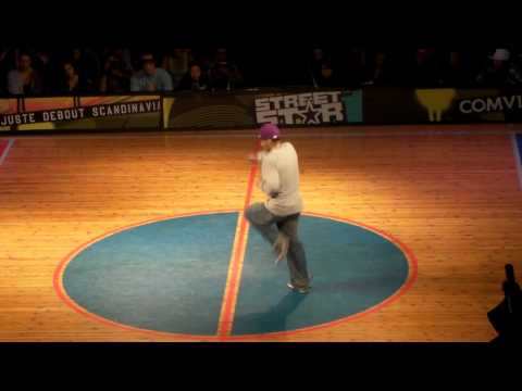 Streetstar 2011 semifinals toprock Floor Phantom Vs R2Rico ( Floor Phatom winner! )