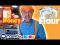 BLIPPI Visits A Bakery Learn ABC 123 Moonbug Kids Fun Cartoons Learning Rhymes