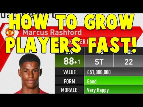 FIFA 17: CAREER MODE TRAINING TUTORIAL! HOW TO GROW PLAYERS FAST?