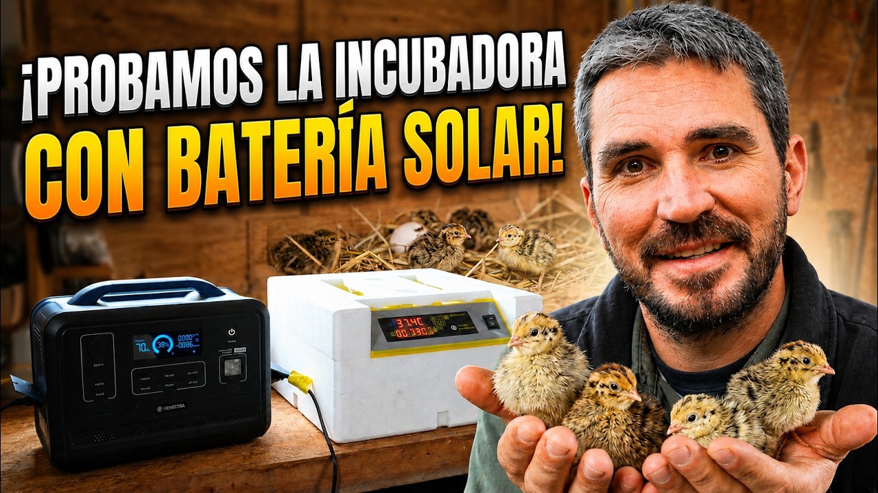 Así vamos a incubar codornices aunque se corte la luz en la Mini Granja
