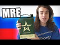 Russian Tries Russian Military Food (MRE)