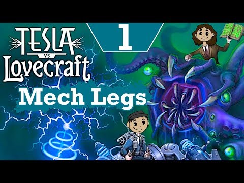 Tesla vs Lovecraft Gameplay #1 : MECH LEGS FOR DAYS | 2 Player Co-op