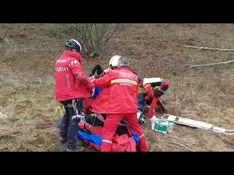 Interventie elicopter la un barbat accidentat in zona Stramtura Maramures  1