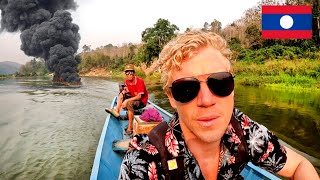 Dangerous River Adventure In Laos.. 🇱🇦