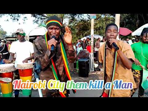 Kneel down and pray reggae performance by President japesa in ahero town 