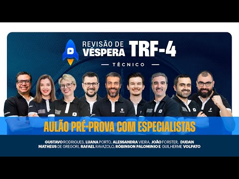 Revisão de Véspera TRF-4 Técnico Judiciário | AULÃO PRÉ-PROVA COM ESPECIALISTAS | Ceisc Concursos