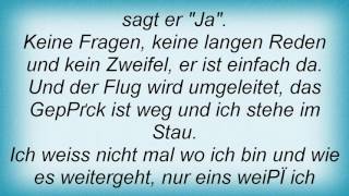 Reinhard Mey - Peter Lyrics