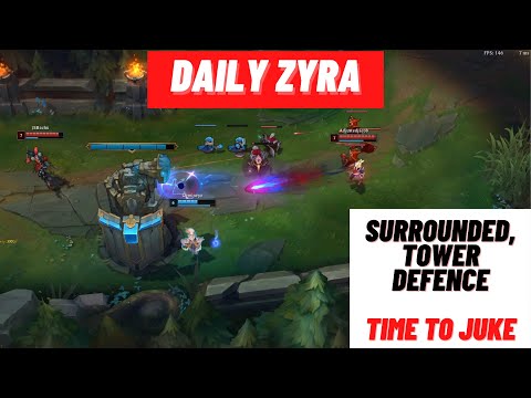 Daily Zyra Montage - Look at those Jukes, defending the tower and still getting a kill