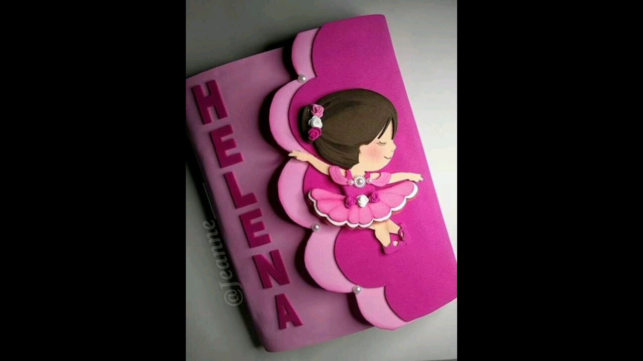 file cover decoration ideas #diary decoration #craft ideas