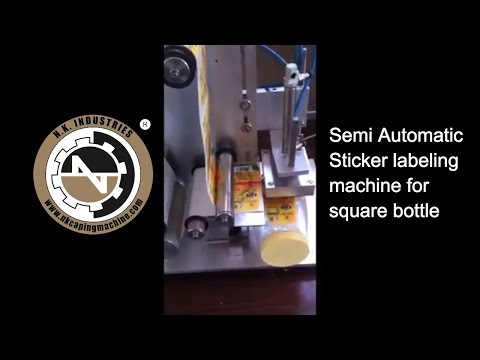Manual Bottle Sticker Labeling Machine